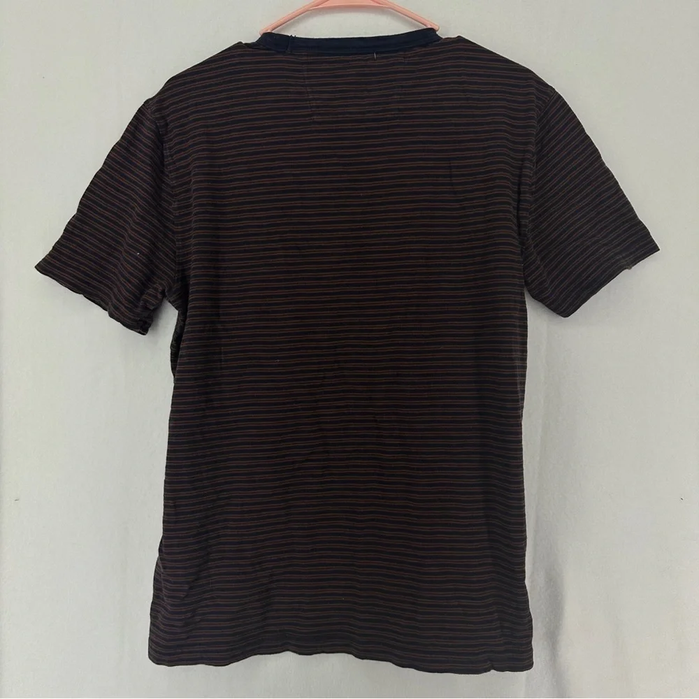 Banana Republic Vintage‎ T-Shirt Striped Mens Size S Navy Blue